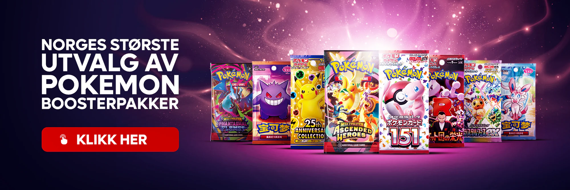 Norges største utvalg av Pokémon
